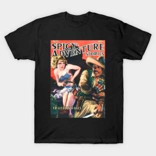 Spicey Adventure Stories cover T-Shirt